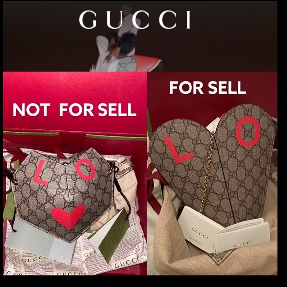 New 💕GUCCI VALENTINES DAY COLLECTION GG SUPREME love Bag ♥️SAINT VALENT… - Picture 14 of 14